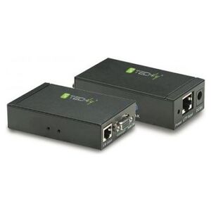 System przekazu sygnału AV Techly Extender VGA po kablu Cat.5/5e/6 czarny (301122)