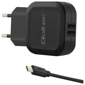 Ładowarka Qoltec 2x USB-A 2.4 A (50187)