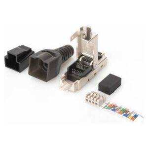 Digitus Wtyk RJ45 kat. 6A Digitus (8P8C) T568A/B 10GbE ekran., beznarzędziowy - DN-93631