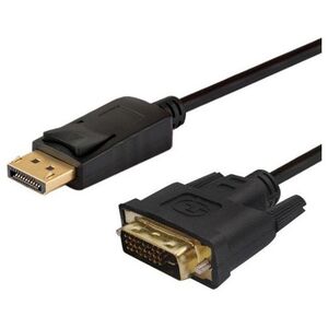 Kabel Savio DisplayPort - DVI-D 3m czarny (SAVIO CL-122)