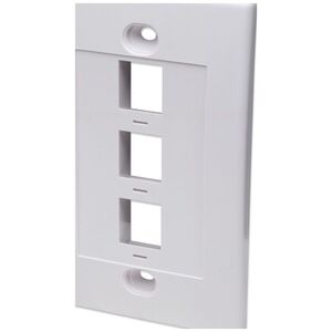 Intellinet Network Solutions Trójportowy panel na moduły Keystone do puszki (PN 517874) biały -163309