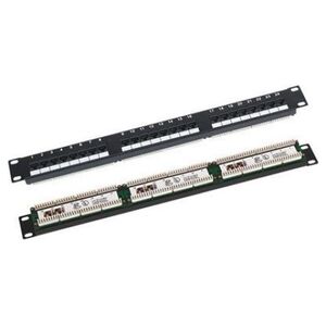 Q-Lantec Patch panel 1U/19" UTP 24 porty kat. 5E LSA (PK-U5-1)