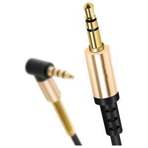 Kabel Mozos Jack 3.5mm - Jack 3.5mm 1m złoty (KSM1M)