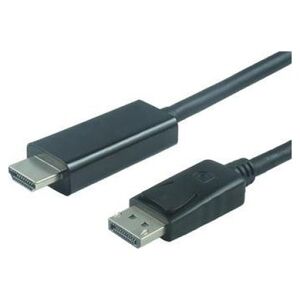 Kabel PremiumCord DisplayPort - HDMI 2m czarny (kportadk04-02)