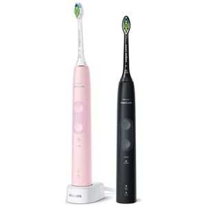 Szczoteczka Philips Sonicare ProtectiveClean 4500 HX6830/35 2szt. Pink/Black