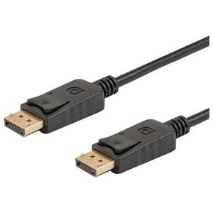 Kabel Savio DisplayPort - DisplayPort 1m czarny (CL-135)