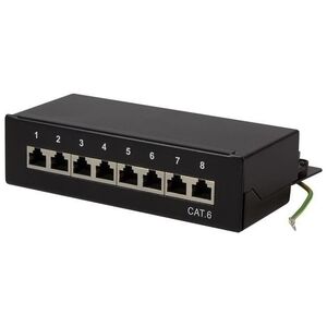 LogiLink Patch panel stacjonarny LogiLink NP0017B 8x RJ45 kat.6 ekranowany