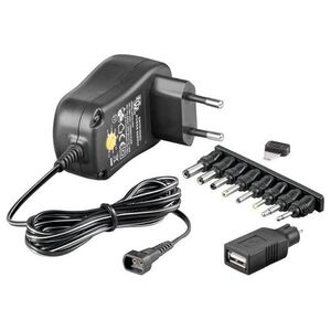 PremiumCord 230V/3-12V stejnosměrný 300mA