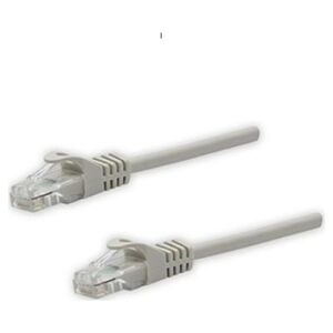 UTP patchcord, Cat.5e, RJ45 M-2m, nieekranowany, szary, czysta miedź economy