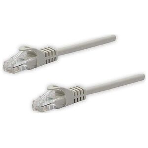 UTP patchcord, Cat.5e, RJ45 M-1m, nieekranowany, szary, czysta miedź economy
