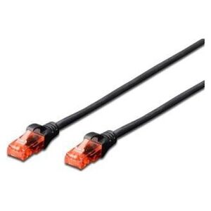 Digitus DIGITUS DK-1512-015/BL DIGITUS Kabel patch cord UTP, CAT.5E, czarny, 1,5m 15 LGW