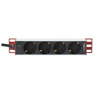 Techly Listwa zasilająca PDU 10" 1U 4x Schuko 1.8m (I-CASE M10-4ITY)