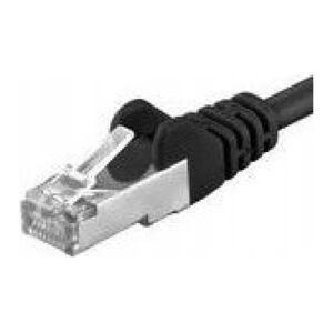 PremiumCord PREMIUMCORD Patch kabel CAT6a S-FTP, RJ45-RJ45, AWG 26/7 5m černá