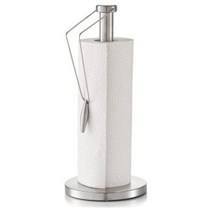 Zeller Stalowy stojak na ręcznik papierowy, 15x34cm