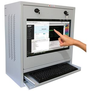 Techly Szafa na Komputer Przemysłowy PC i Monitor Dotykowy 22"