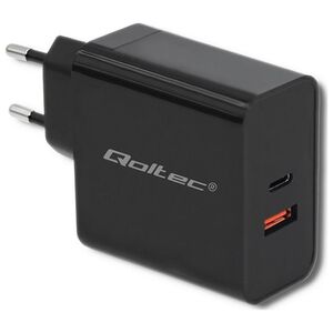 Ładowarka Qoltec 1x USB-A 1x USB-C 3 A (51716)