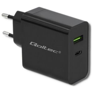 Ładowarka Qoltec 1x USB-A 1x USB-C 3 A (51717)