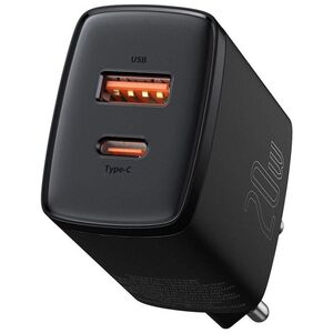 Ładowarka Baseus Compact 1x USB-A 1x USB-C 3 A (CCXJ-B01)