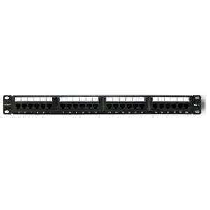 Qoltec Patch panel 24x porty RJ-45 kat.6 UTP (54474)