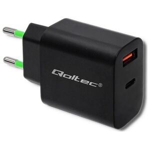 Ładowarka Qoltec 1x USB-A 1x USB-C 3 A (51713)