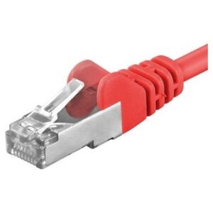 PremiumCord PREMIUMCORD Patch kabel CAT6a S-FTP, RJ45-RJ45, AWG 26/7 0,25m czerwony