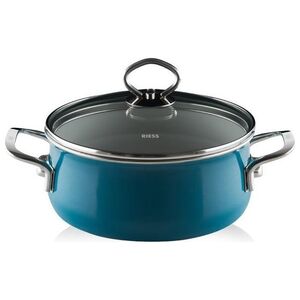 Riess Garnek Riess niski z pokrywą 2,0l 20cm Aquamarin