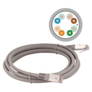 Alantec Patch-cord F/UTP kat.5e PVC 7.0m szary