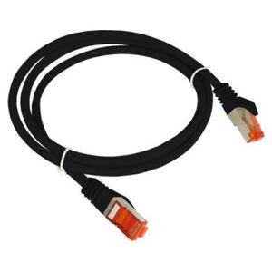 Alantec Patch-cord S/FTP kat.6A LSOH 0.25m czarny ALANTEC