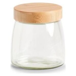 Zeller Słoik do przechowywania z bambusową pokrywką, 1000 ml, 12,5x13 cm