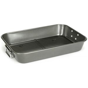 Patisse patelnia z rusztem 41,6 x 6,4 x 30,5 antracyt stalowy