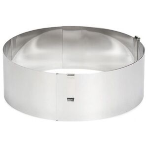 Patisse pierścień do ciasta regulowany 13-31 cm stal nierdzewna srebrna