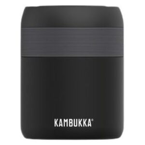 Kambukka lunchbox Bora 600 ml stal nierdzewna matowa czarna