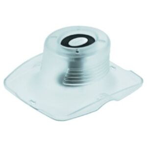 Rosle uchwyt na warzywa 13 x 10,7 cm stal nierdzewna/tritan przezroczysty