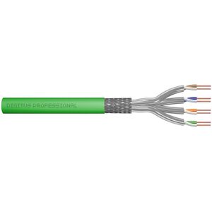 Digitus DIGITUS DK-1843-VH-1 CAT 8.2 S-FTP install. cable 2000MHz AWG 22/1 Dca 100m ring simplex green