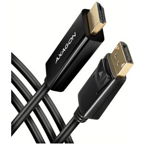 Kabel Axagon DisplayPort - HDMI 1.8m czarny (RVD-HI14C2)