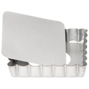 Patisse kształt quiche Mini 10 cm stal srebrna