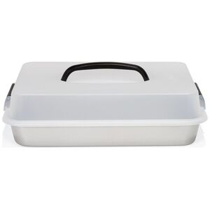 Patisse forma z pokrywą nośną 35 x 24 cm stal srebrna