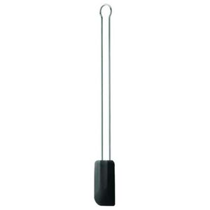 Rosle skrobak do patelni 26 cm silikonowy/RVS czarny