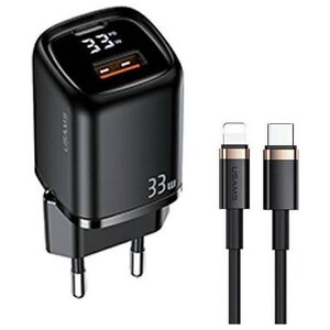Ładowarka Usams T46 1x USB-A 1x USB-C 3 A (6958444977386)