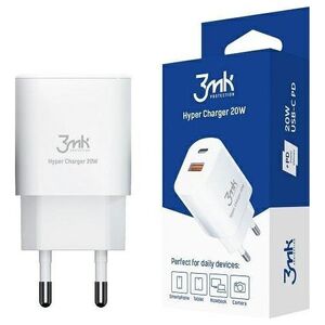 Ładowarka 3MK 1x USB-A 1x USB-C 3 A (5903108447003)