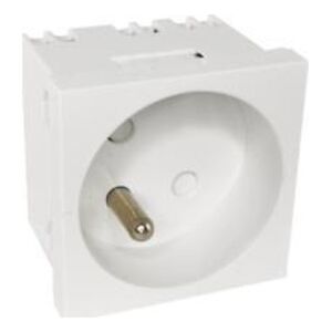 Alantec Modularne gniazdo elektryczne 2P+Z, 45x45, standardowe, białe ALANTEC - ALANTEC