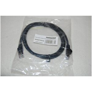 PremiumCord PREMIUMCORD Patch kabel CAT6a S-FTP, RJ45-RJ45, AWG 26/7 1m černá