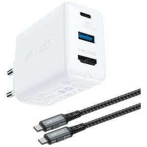 Ładowarka Acefast 1x USB-A 1x USB-C  (187727325)