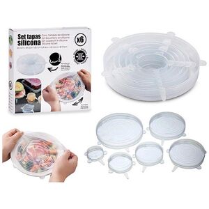 Bigbuy Home Set Narzuta Silikon (6 Części) (3 x 19 x 19 cm)