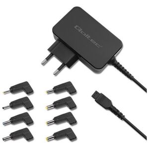 Zasilacz do laptopa Qoltec 45 W, Wiele wtyczek, 1.5 A,  (51025)