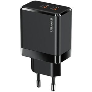 Ładowarka Usams Ładowarka Sieciowa USAMS 2xUSB-C T54 40W PD czarna CC172TC01 (US-CC172)
