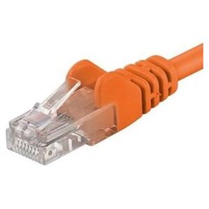 PremiumCord PREMIUMCORD Patch kabel UTP RJ45-RJ45 CAT5e 1m oranžová