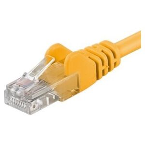 PremiumCord PremiumCord Patch kabel UTP RJ45-RJ45 CAT6 0.5m žlutá
