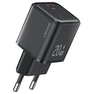 Ładowarka Usams Ładowarka sieciowa 1xUSB-C PD 3.0 20W Fast Czarna