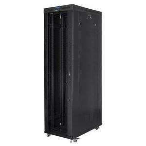 Szafa Lanberg Szafa stojšca Rack 19 cali 47U 800x1200mm, drzwi szklane LCD (FLAT PACK) czarna